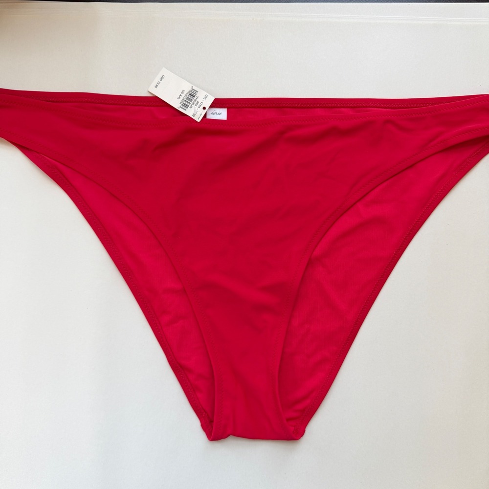 Aerie Red Cheeky Bikini Bottoms Women‎ XXL New With Tags 075-1754-683